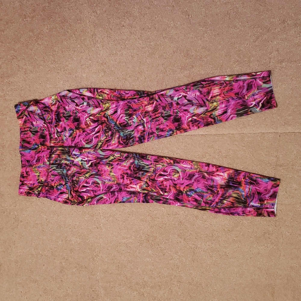 Lululemon Women's Base Pace High-Rise Hyper Flow Pink Multicolored Running Tight